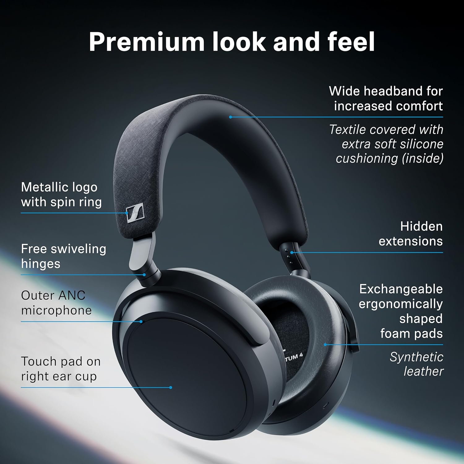 Buy Sennheiser Momentum 4 Bluetooth Headphone, White at Reliance