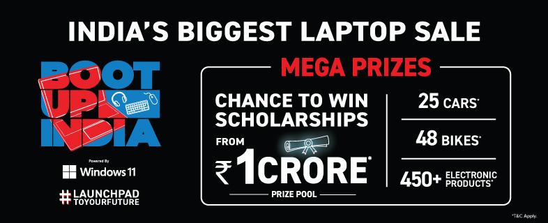 Banner of Boot Up India Offer T&C