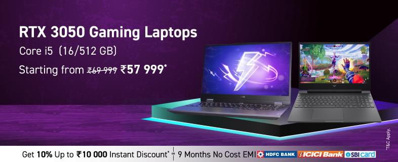 Banner of RTX 3050 Gaming Laptops