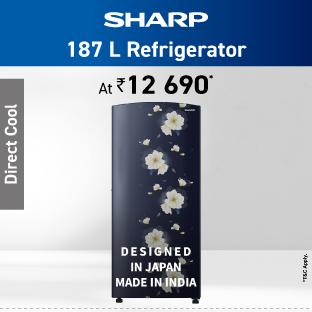 Buy Sharp 187 L 2 Star Direct Cool Single Door Refrigerator