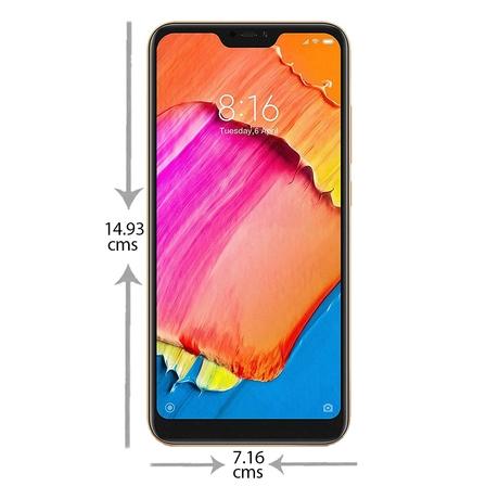 Redmi 6 Pro Smart Phone 64 GB 4 GB RAM, Gold-1