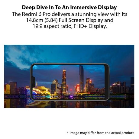 Redmi 6 Pro Smart Phone 64 GB 4 GB RAM, Gold-7
