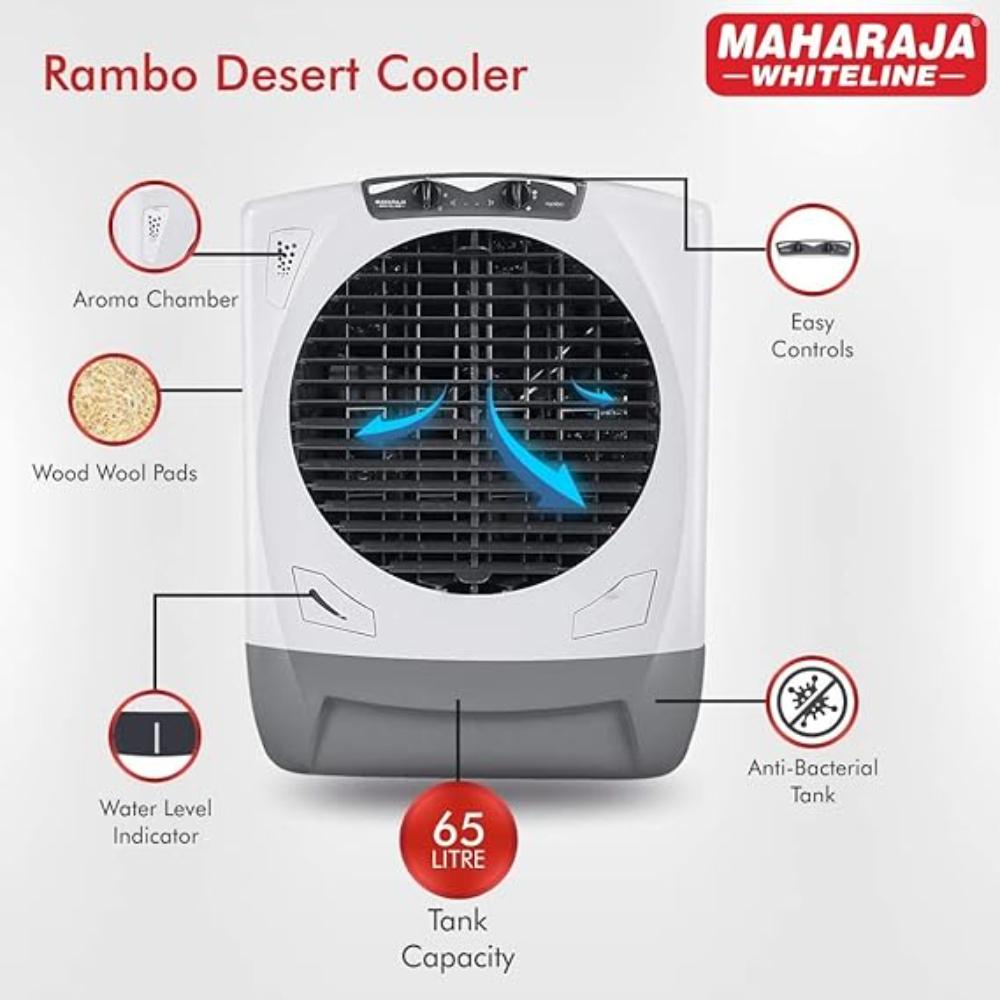Desert Air Cooler Maharaja Bravo Cooler Whiteline Bravo Maharaja