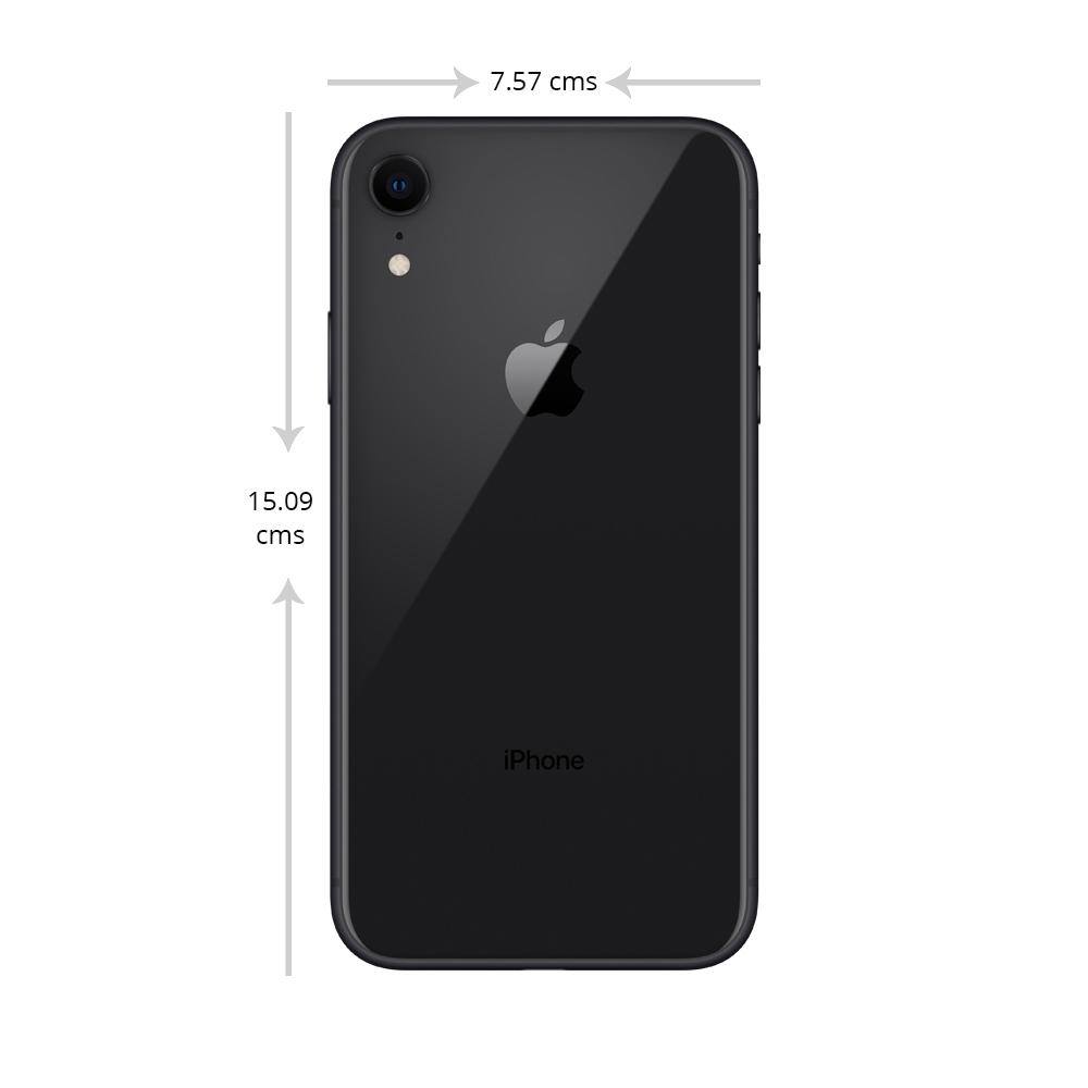 Apple iPhone XR 64 GB, Black (Includes Earpods and Adapter)