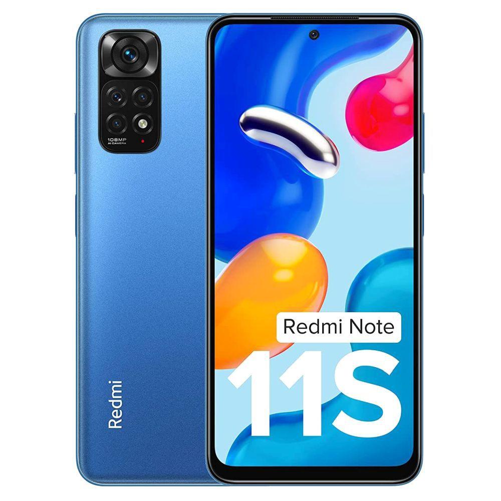 Buy Redmi Note 11s 128 GB, 8 GB RAM, Horizon Blue, Mobile Phone at ...