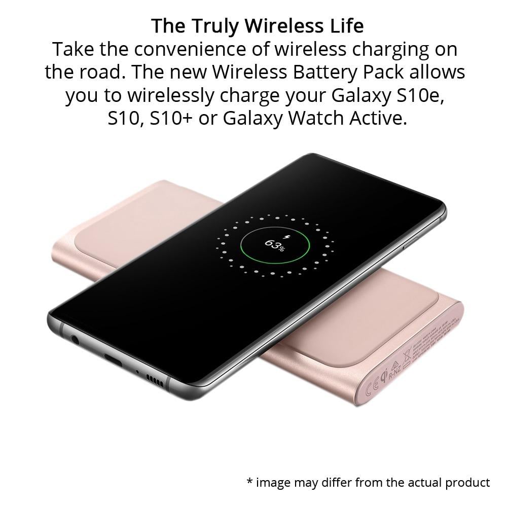 Buy Samsung 10000 mAh Wireless Power Bank, Pink EB-U1200CPNGIN at