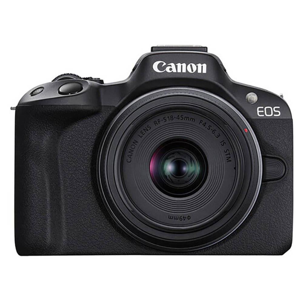 Canon EOS R50 Mirrorless Camera with Focal length 29-72 mm Lens Kit  (RF-S18-45mm IS STM), Black