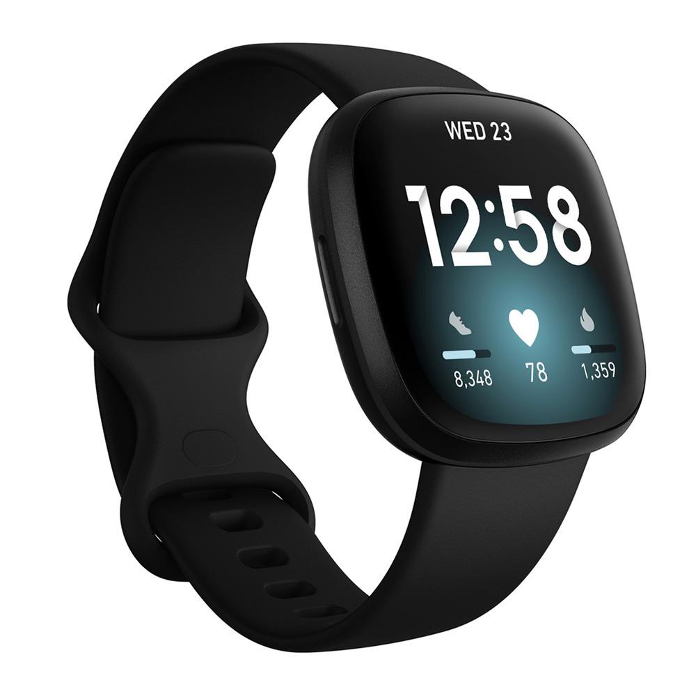 Fitbit Versa 3 Smart Watch with 6+ Day Battery Life, Fast Charging ...