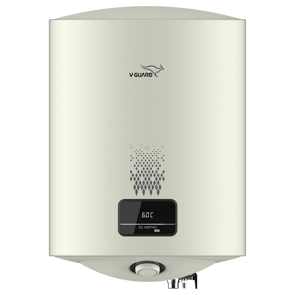 Buy V Guard 25 L Storage Water Heater, EC Metro DG White at