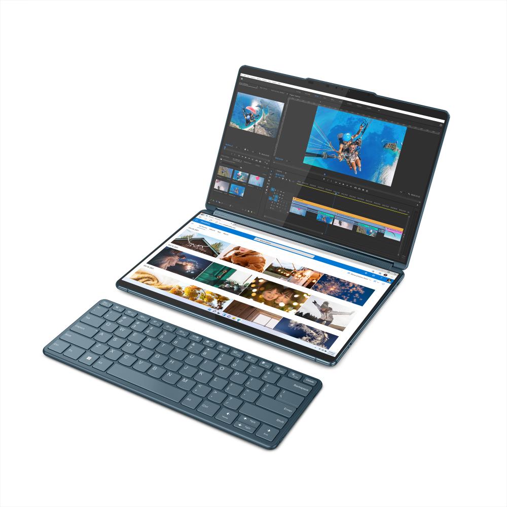 Lenovo Yoga Book9i 1DIN Laptop (13th Gen i7-1355U Processor/16 GB/ 1 TB SSD/Windows 11/MSO 2021/33.78 cm (13.3 inch) 2.8K OLED)