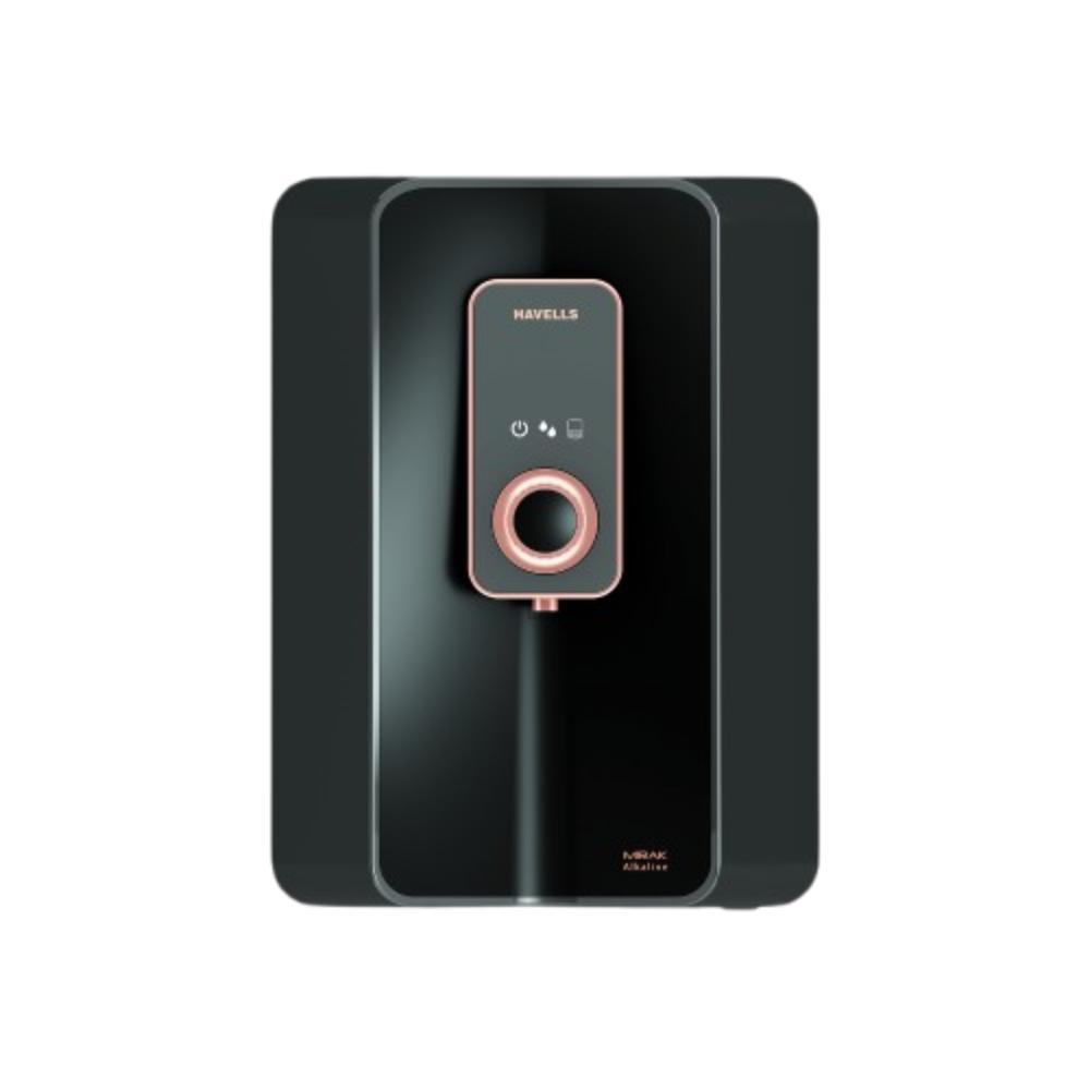 Havells Mirak 6 L RO + UV + Alkaline Water Purifier, Black