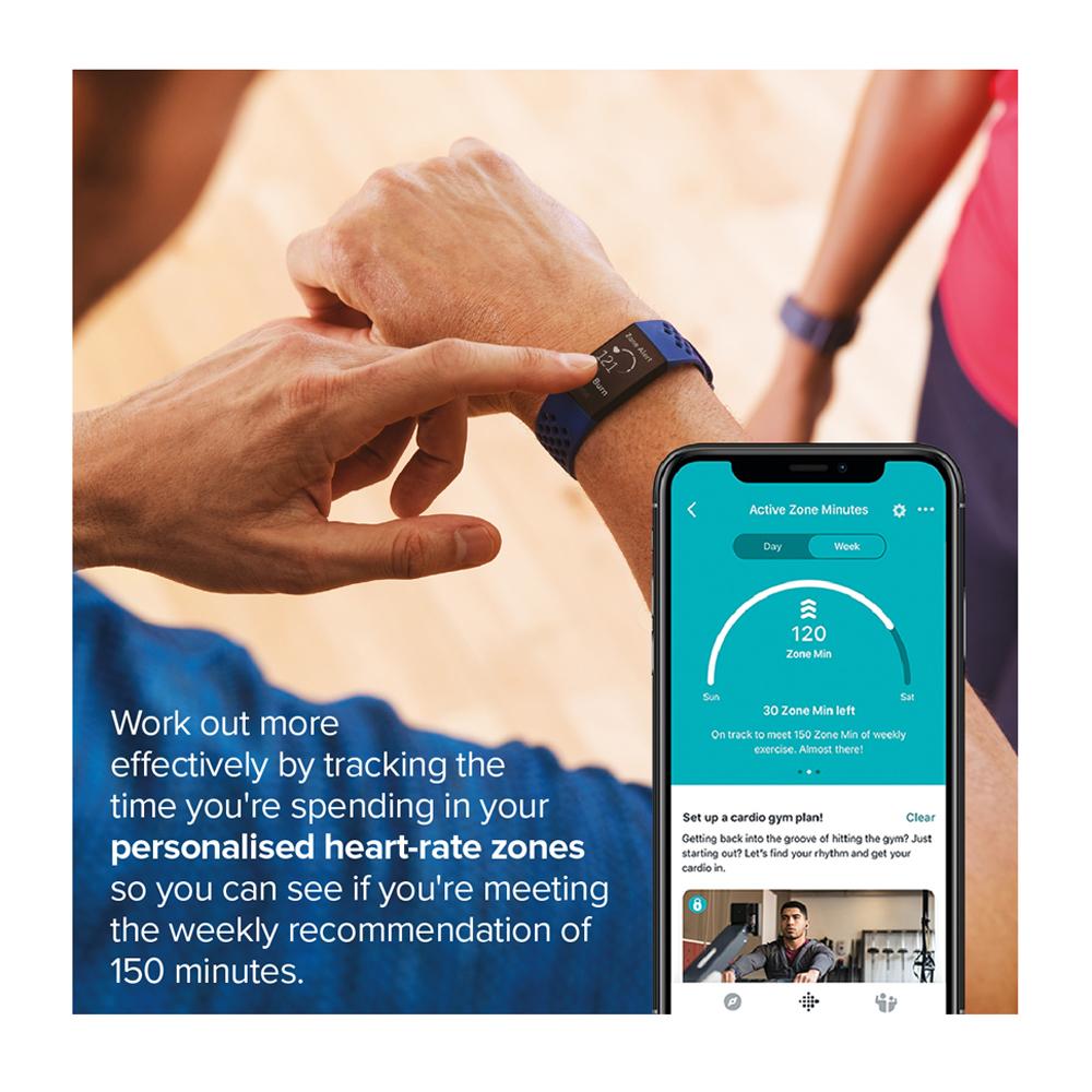 Fitbit Charge 4, Storm Blue/Black