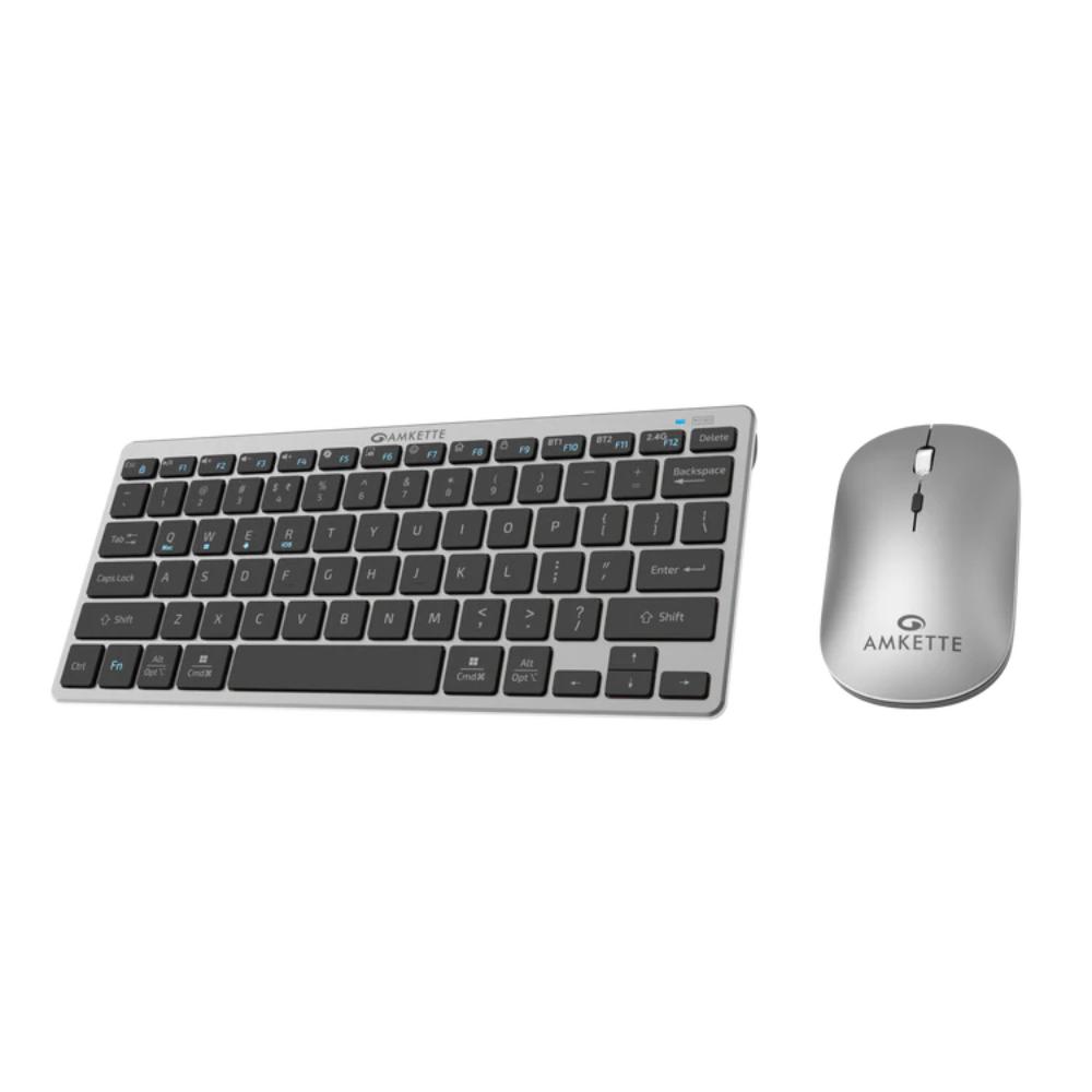 Buy Amkette Wi-Key Mini 2 Multi Device Wireless Keyboard and Mouse at ...
