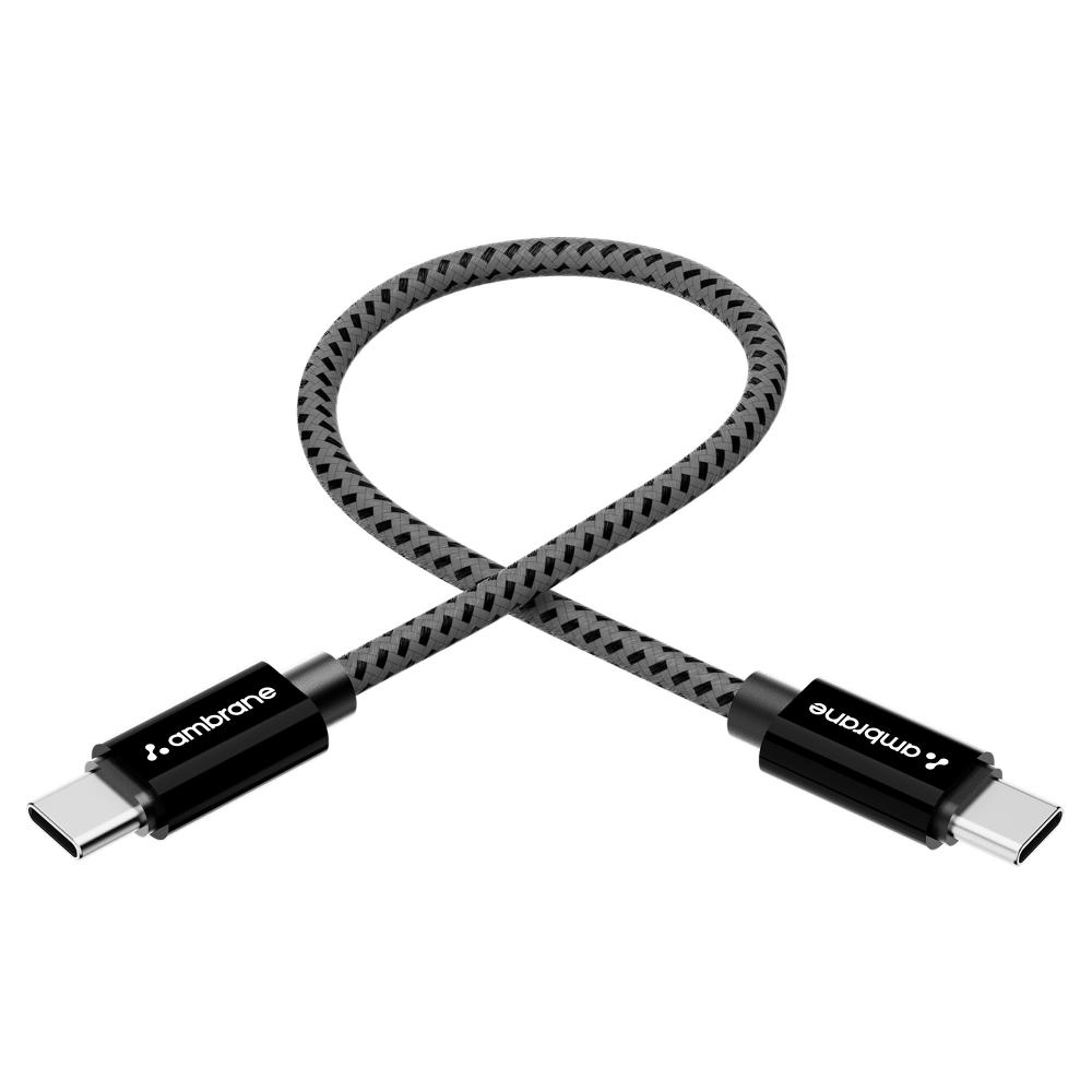 Buy Ambrane Unbreakable A Fast Charging Braided Type-C to Type-C