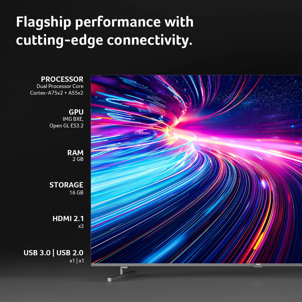Buy Acer 189 cm (75 inch) Super Series 4K UHD Smart QLED Google TV