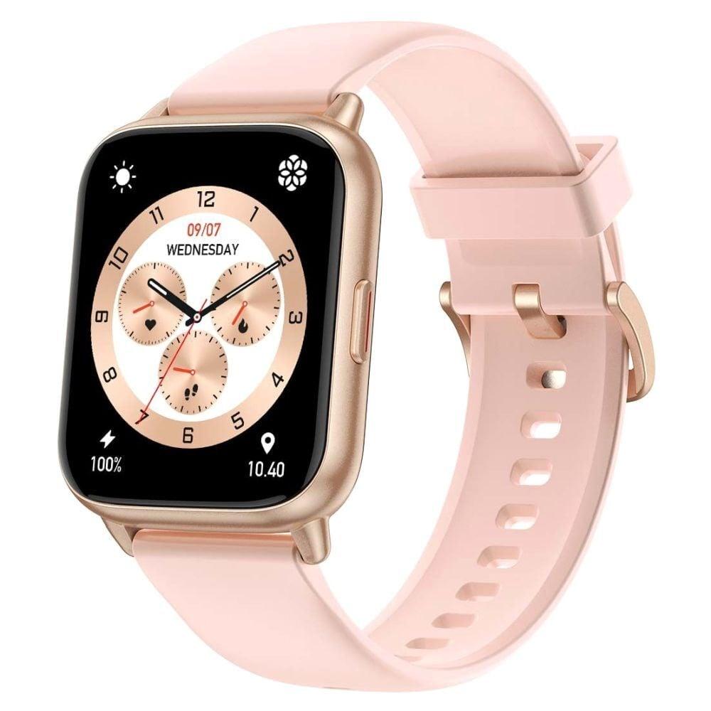 Amazfit Pop 2 Smart Watch with 4.5 cm (1.78 Inch) AMOLED Display (NEW LAUNCH), 100 Plus Sport Modes, Bluetooth Phone Calls, Glossy-Metallic Premium Design, Upto 10 Days Battery Backup, Music and Camera Control, IP68 Water Resistant, Pink