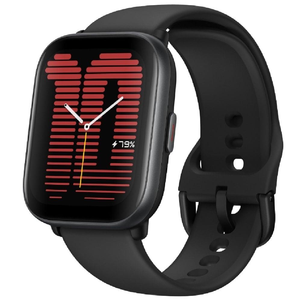 Amazfit Active 4.44 cm (1.75 inch) HD AMOLED Smart Watch, Black