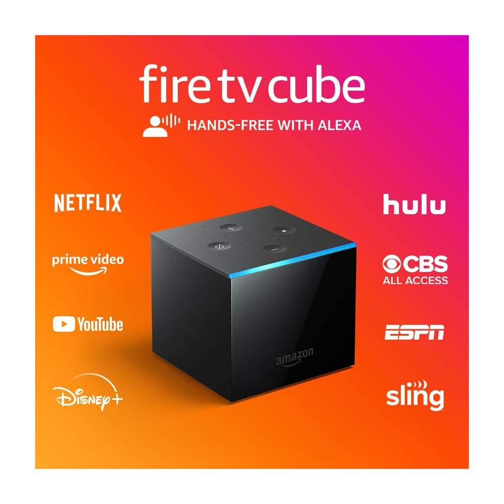 Buy Amazon Fire TV Cube, 4K Ultra HD, Hands-free Streaming Device