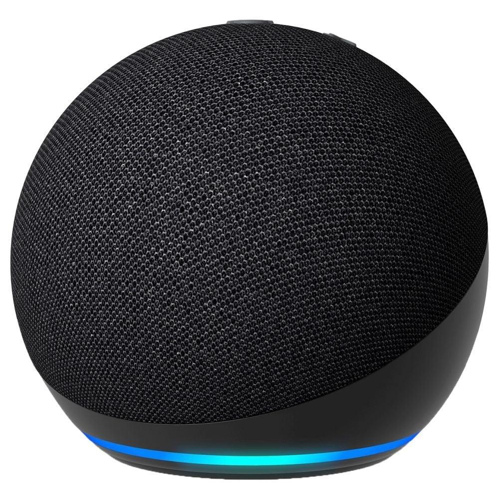 Amazon Echo Dot 5th Gen Smart Speaker 2023, Deep Bass, Motion Detection, Temperature Sensor, Mic Off Button, Black