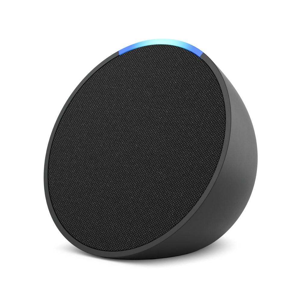 Amazon Echo Pop Bluetooth Speaker, Loud sound, Balanced Bass, Crisp Vocals, Black