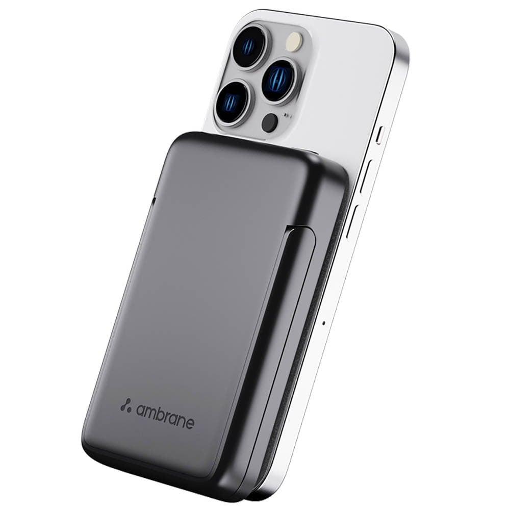 Ambrane 10000 mAh Power Bank, Aero Sync PB 10 Black