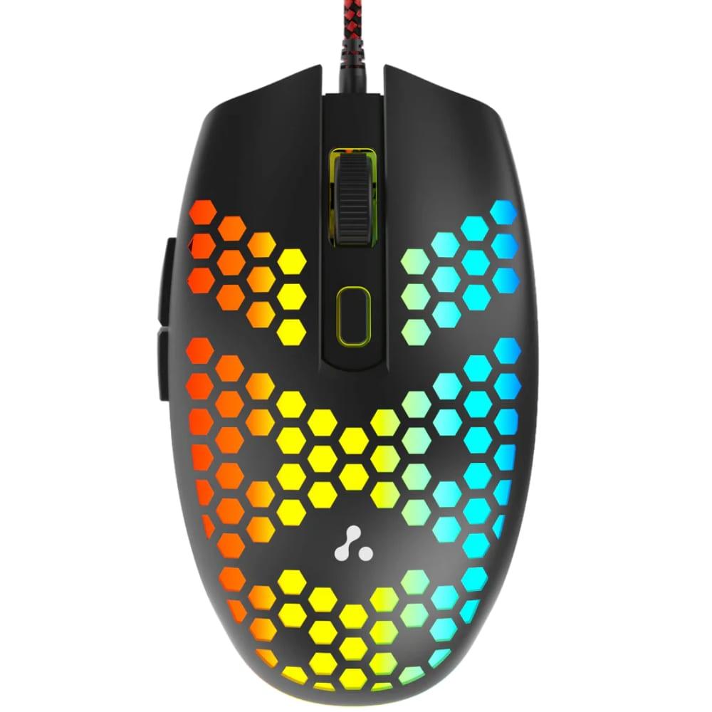 Ambrane TroneX Wired Gaming Mouse, Black