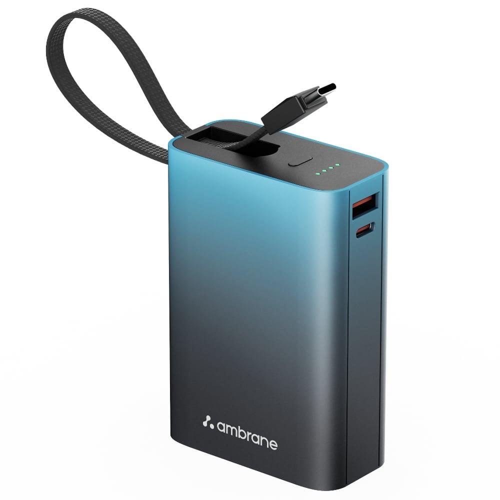 Ambrane MiniCharge 20 20000 mAh 22.5 W Power Bank, Blue