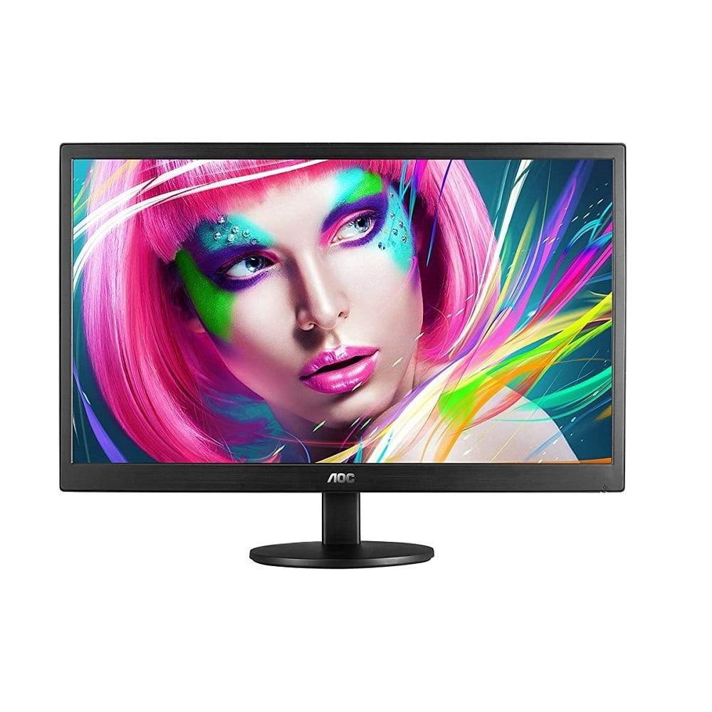 AOC E2270SWHN 54.61 cm (21.5 inch) with TN Panel Technology, 1920 X 1080 Resolution, Black Monitor