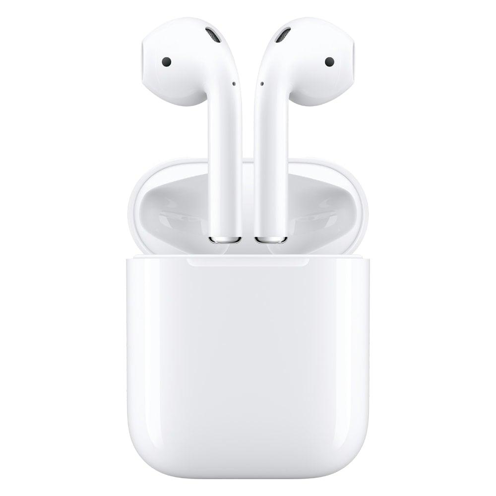 Apple AirPods (2nd Generation) with Charging Case, Hands-free Hey Siri, Upto 24 hrs of playtime, Speech-detecting accelerometer, MV7N2HN/A