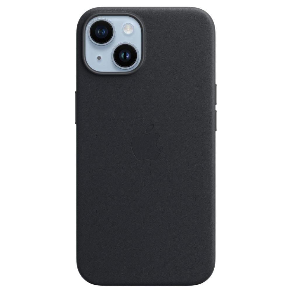 Apple iPhone 14 Leather Case with MagSafe - Midnight