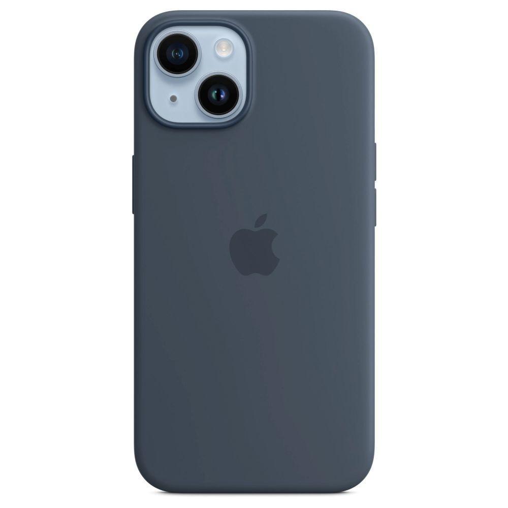 Apple iPhone 14 Silicone Case with MagSafe - Storm Blue