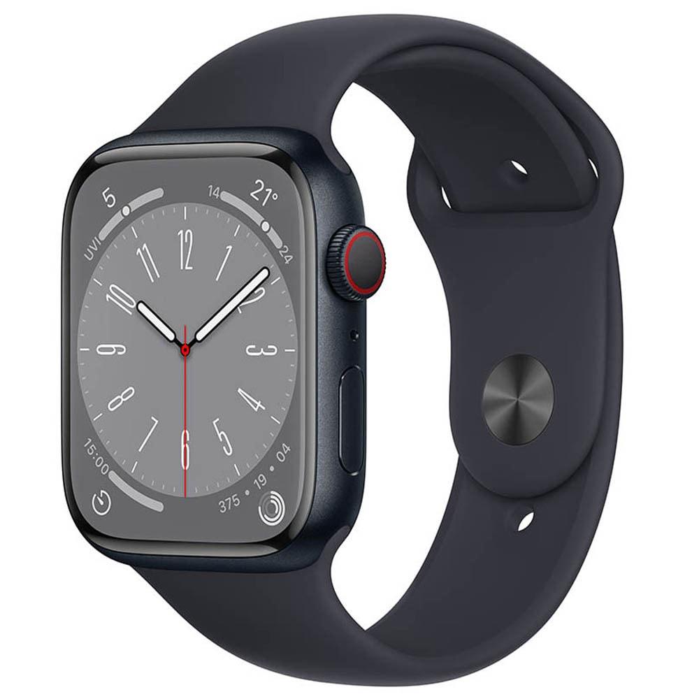 Buy Apple Watch Series 8 GPS + Cellular 45mm Midnight Aluminium