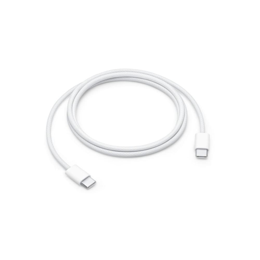 Apple 100 cm (1 m) Type-C to Type-C Charging Cable, Upto 60 W Charging, Data Transfer at USB 2 Rate, Compatible with USB-C Adapters and iPhone 15, Plus, Pro, and Pro Max, Original, White