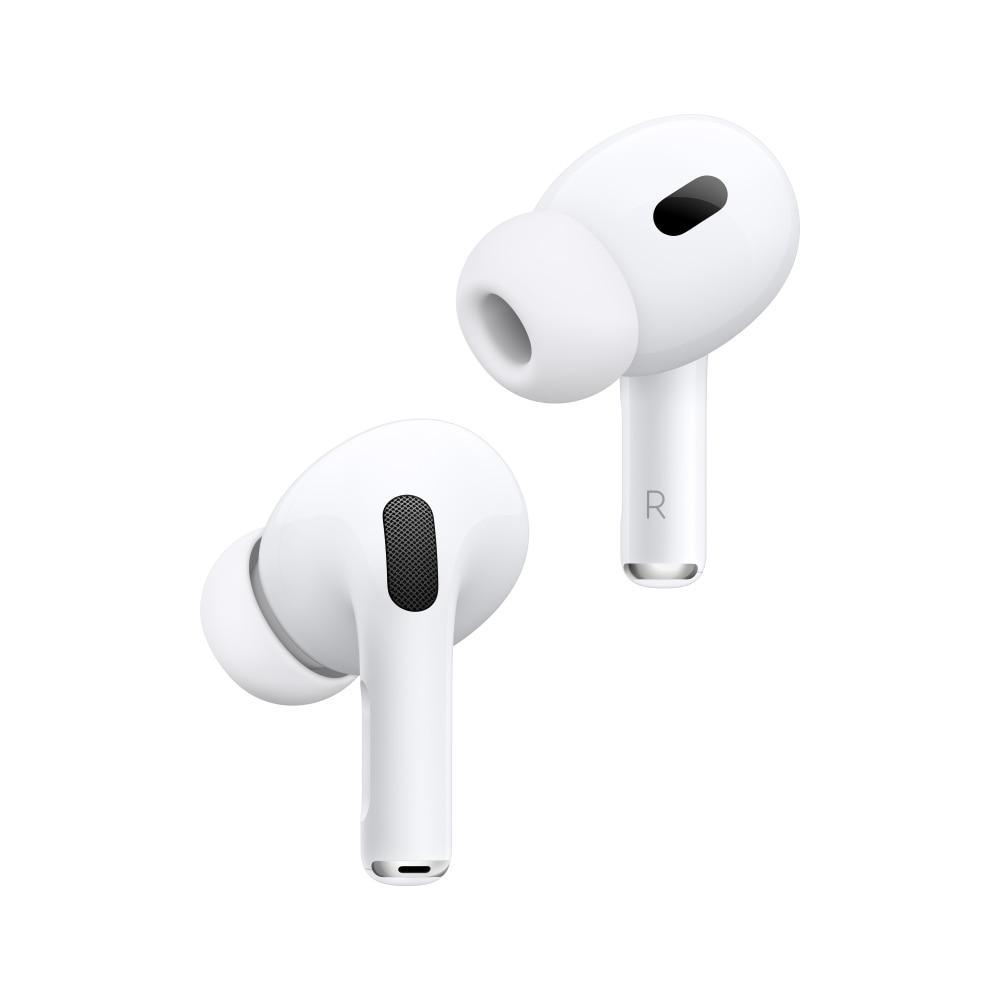 Apple Airpods Pro (2nd Gen-USB-C type) with MagSafe Charging Case True Wireless, with Active Noise Cancellation, Touch control, IP54 Dust, Sweat and water resistant, Bluetooth v5.3, Upto 30 hrs of playtime, White