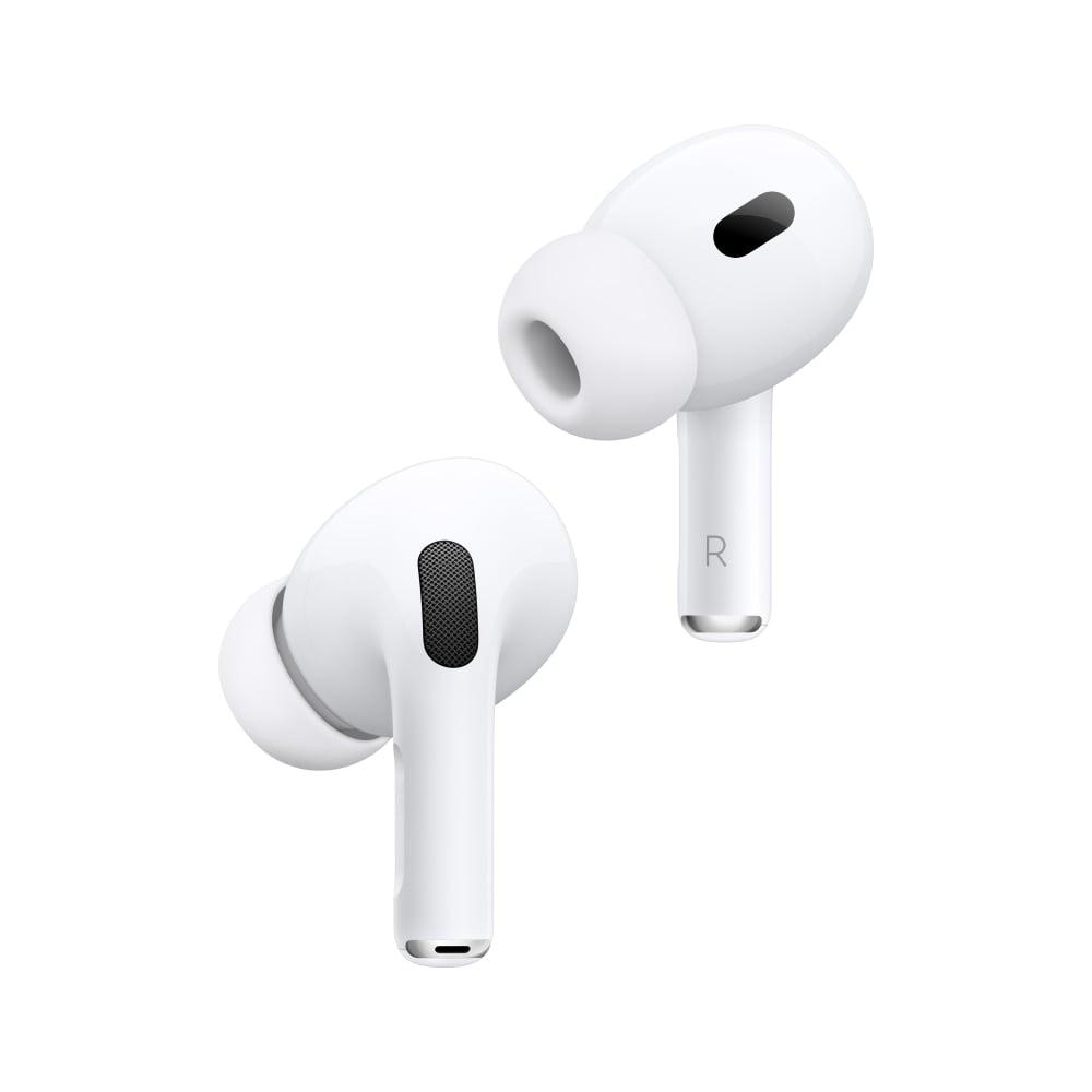 Apple Airpods Pro (2nd Gen-USB-C type) with MagSafe Charging Case True Wireless, with Active Noise Cancellation, Touch control, IP54 Dust, Sweat and water resistant, Bluetooth v5.3, Upto 30 hrs of playtime, White