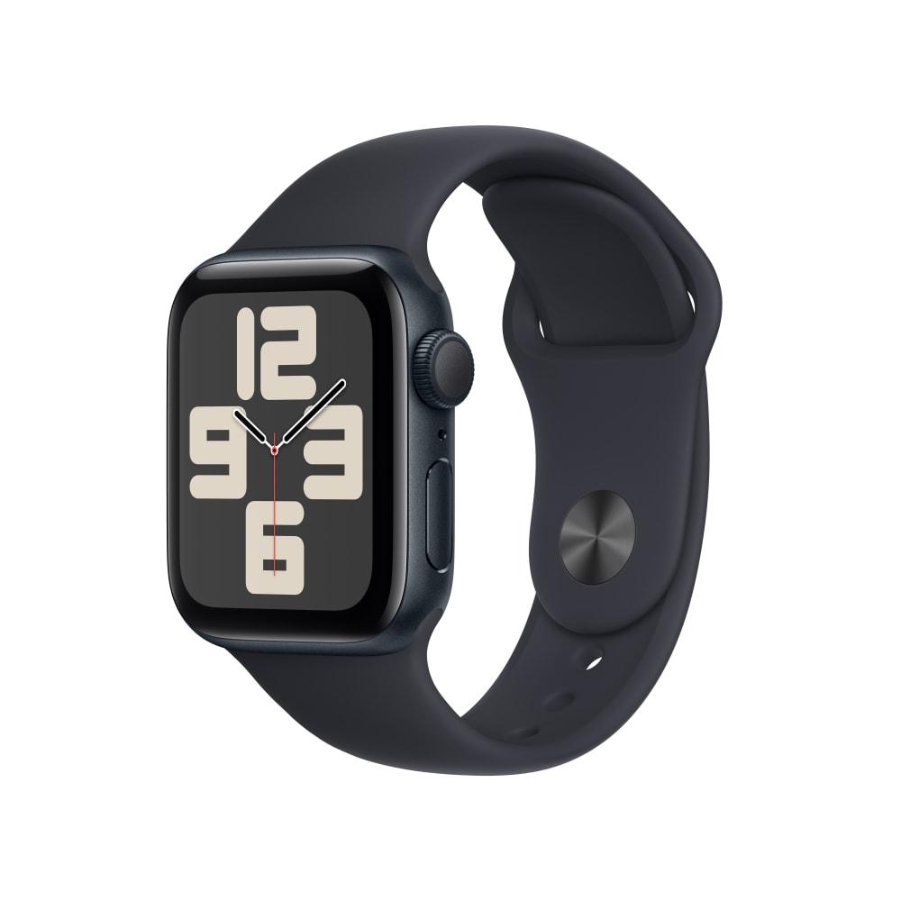 Apple Watch SE GPS 40 mm Midnight Aluminium Case with Midnight Sport Band - M/L