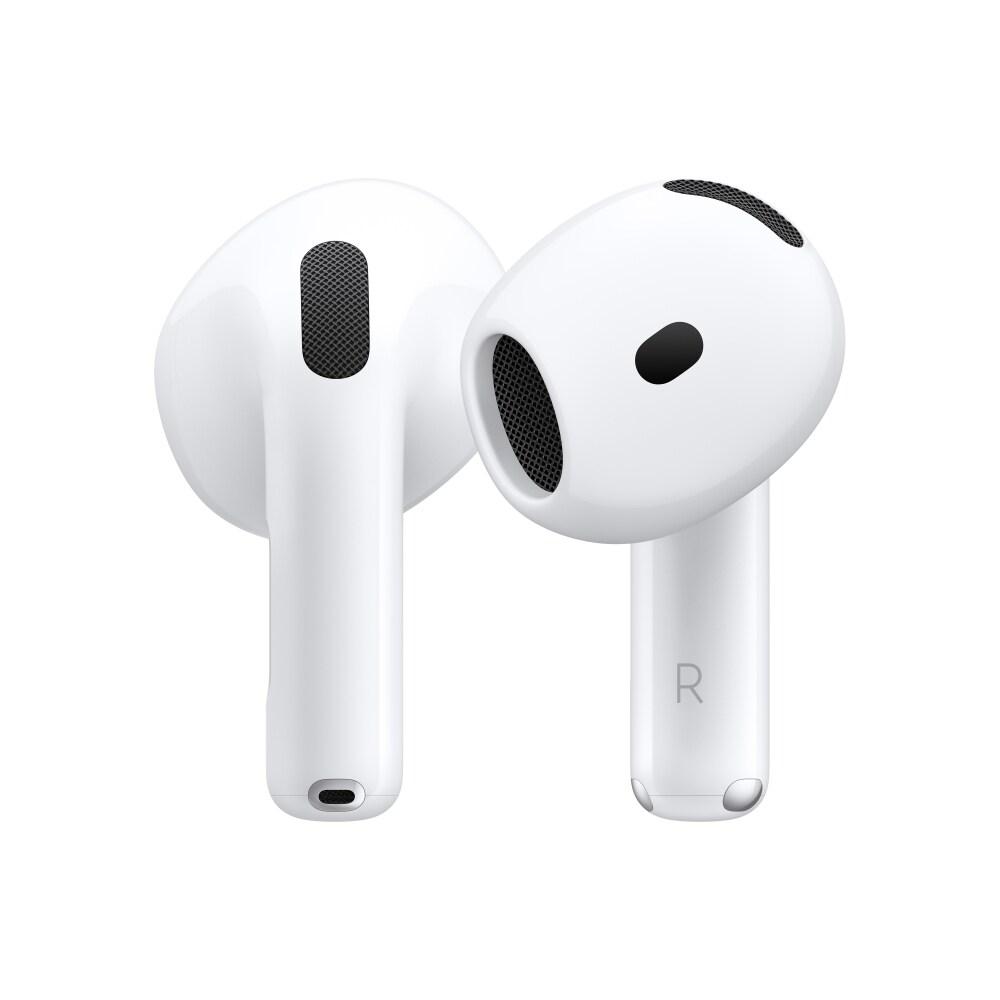 Apple AirPods 4 with Active Noise Cancellation, Adaptive Audio and Transparency mode, Voice Isolation, Hey Siri and Siri Interactions, Up to 5 hours of listening time on a single charge, True Wireless Earbuds