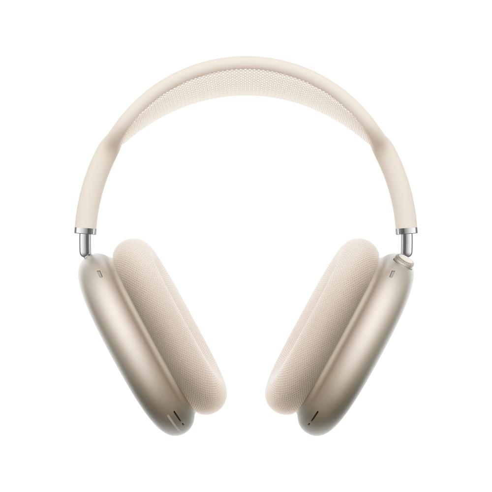 Apple AirPods Max Wireless On-Ear Bluetooth Headphones with Pro-level Active Noise Cancellation, Personalised Spatial Audio with dynamic head tracking (Starlight)