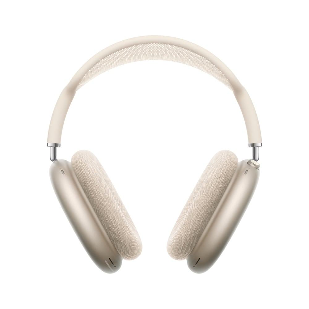 Apple AirPods Max Wireless On-Ear Bluetooth Headphones with Pro-level Active Noise Cancellation, Personalised Spatial Audio with dynamic head tracking (Starlight)