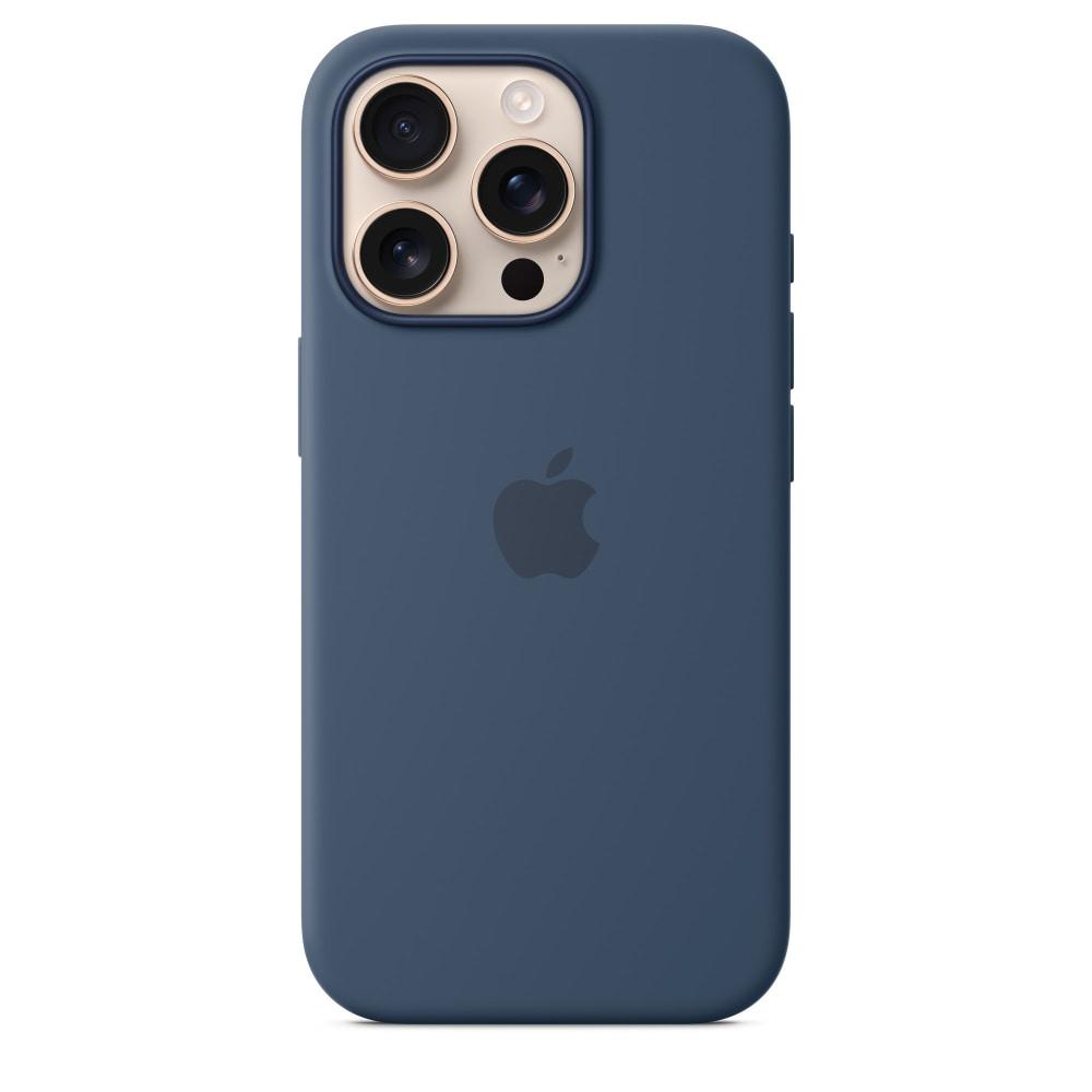 iPhone 16 Pro Silicone Case with MagSafe, Denim