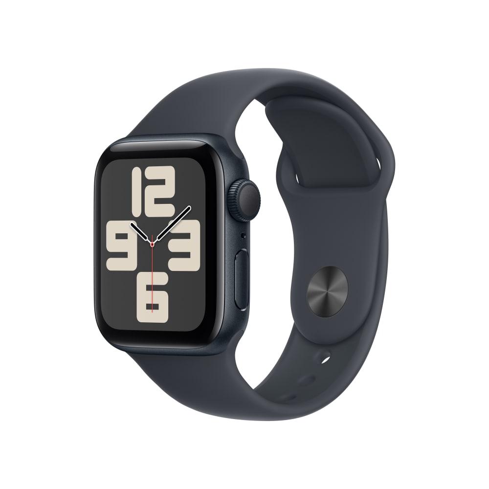 Apple Watch SE GPS 40 mm Midnight Aluminium Case with Midnight Sport Band - S/M