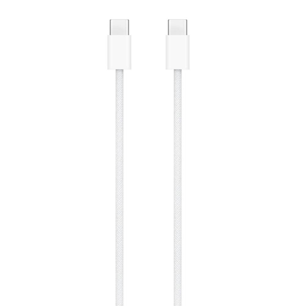 Apple 60 W Type-C to Type-C Charging Cable, 100 cm (1 m), Woven Design, Fast Charging, White