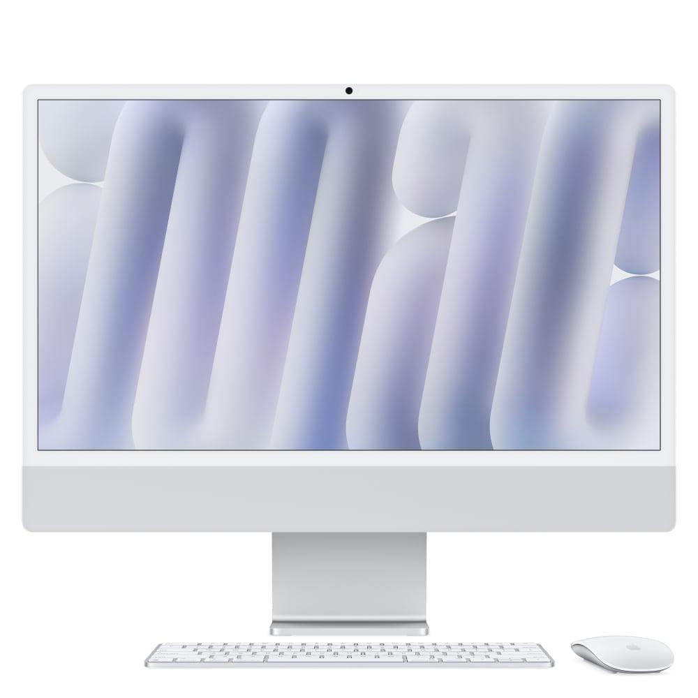 Apple iMac 60.96 cm (24 inch) All-In-One Desktop (8-Core Apple M4 Chip/2 Ports/16 GB RAM/256 GB), MWUC3HN/A, Silver