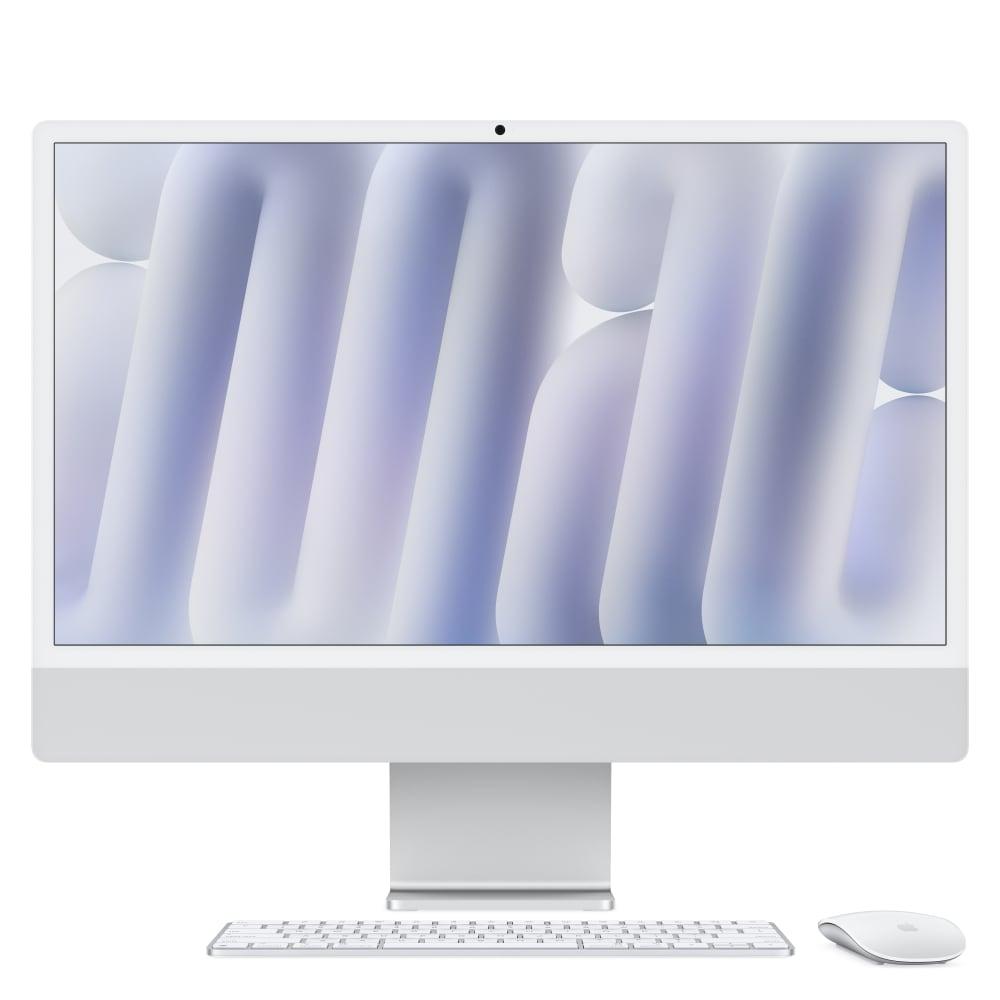Apple iMac 60.96 cm (24 inch) All-In-One Desktop (8-Core Apple M4 Chip/2 Ports/16 GB RAM/256 GB), MWUC3HN/A, Silver
