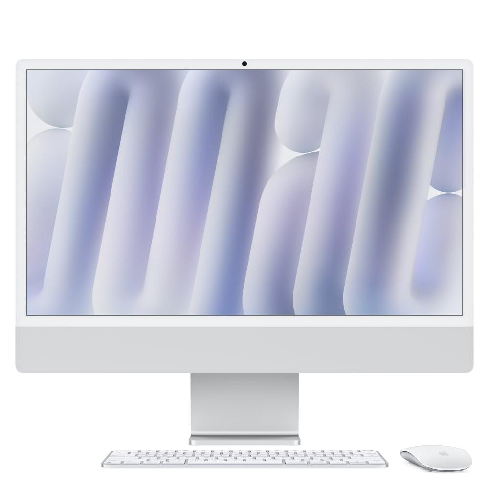 Apple iMac 60.96 cm (24 inch) All-In-One Desktop (10-Core Apple M4 Chip/4 Ports/16 GB/256 GB), MWUU3HN/A, Silver