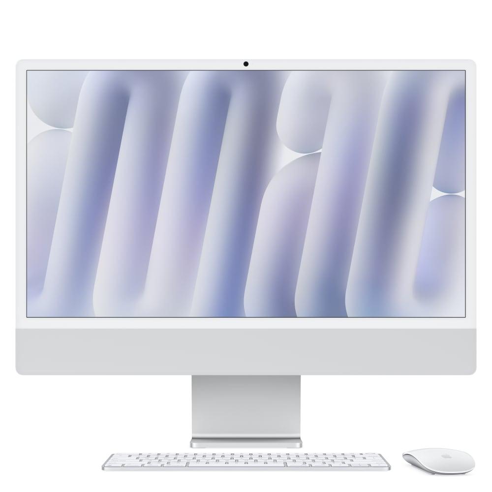 Apple iMac 60.96 cm (24 inch) All-In-One Desktop (10-Core Apple M4 Chip/4 Ports/16 GB/512 GB), MWUV3HN/A, Silver