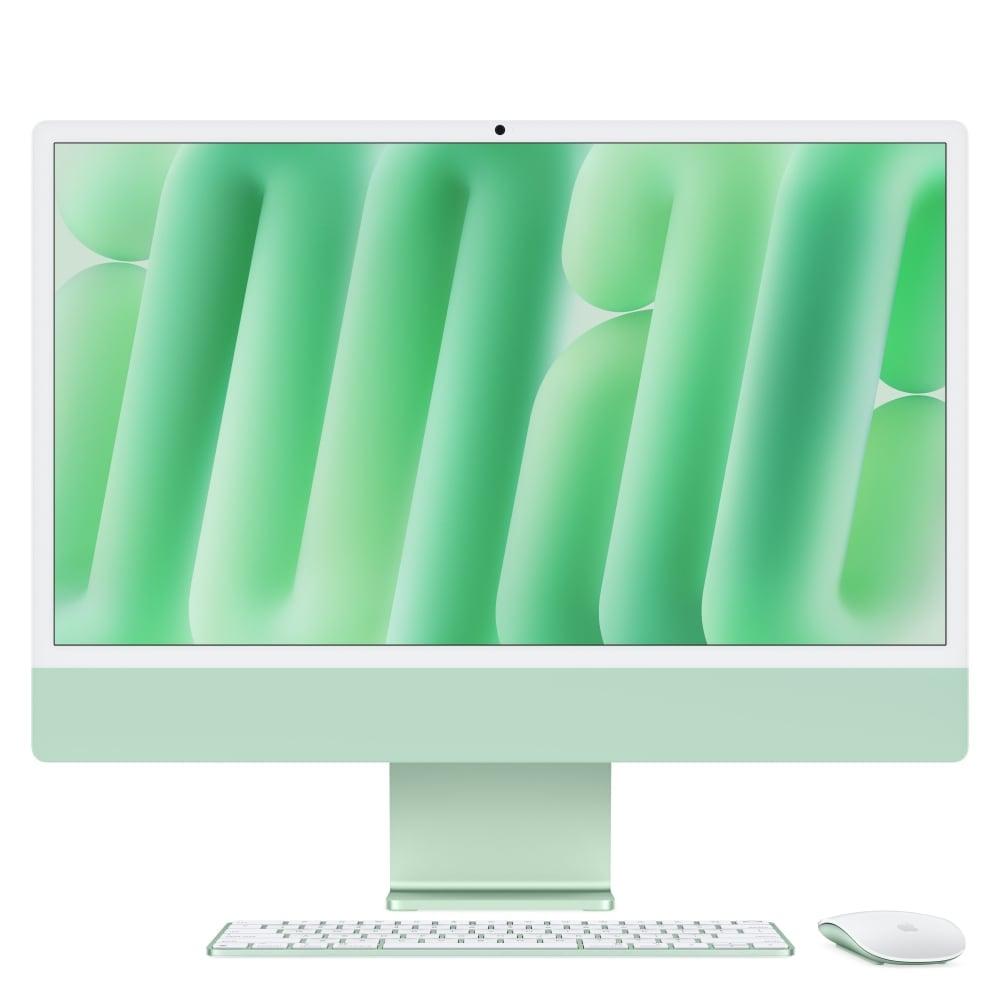 Apple iMac 60.96 cm (24 inch) All-In-One Desktop (10-Core Apple M4 Chip/4 Ports/16 GB/256 GB), MWUY3HN/A, Green