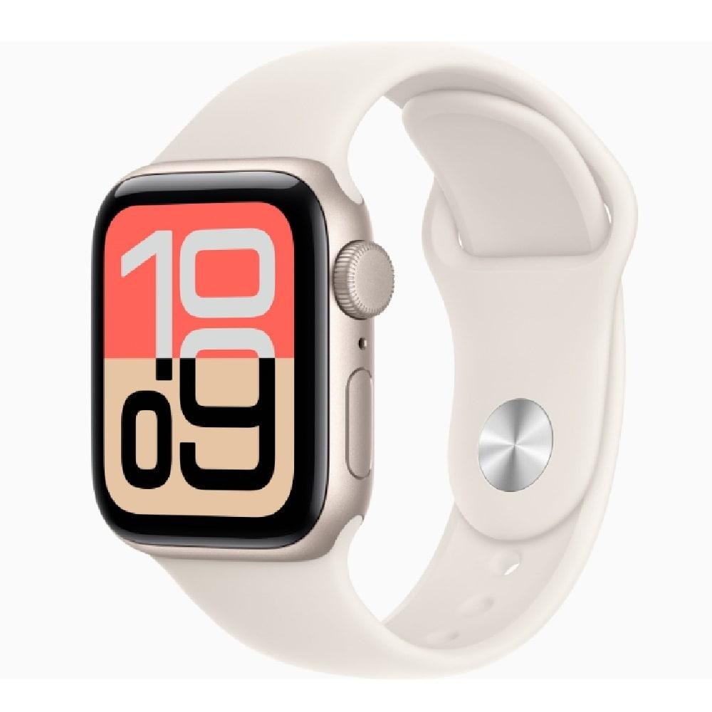 Apple Watch SE 3 GPS 40 mm Starlight Aluminium Case with Starlight Sport Band - M/L
