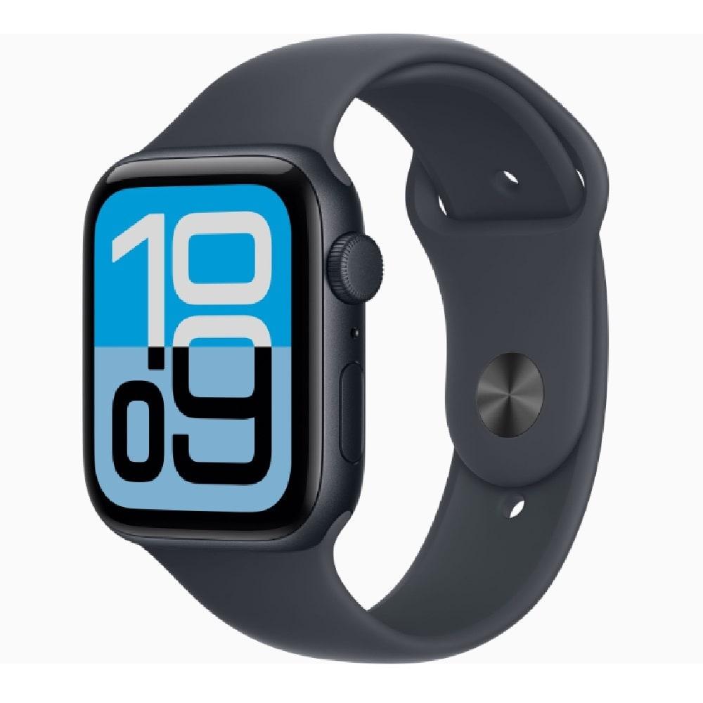 Apple Watch SE 3 GPS 44 mm Midnight Aluminium Case with Midnight Sport Band - M/L