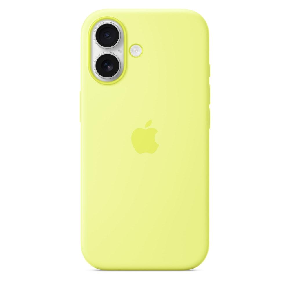 Apple iPhone 17 Silicone Mobile Case with MagSafe, Neon Yellow